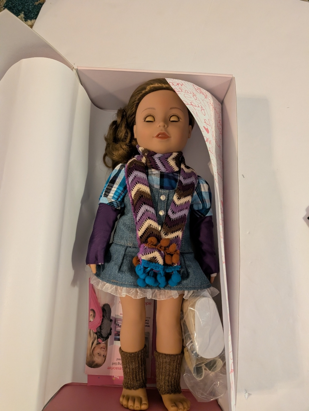 Adora Ava Collectible 17inch Doll with Knit Scarf, Boots